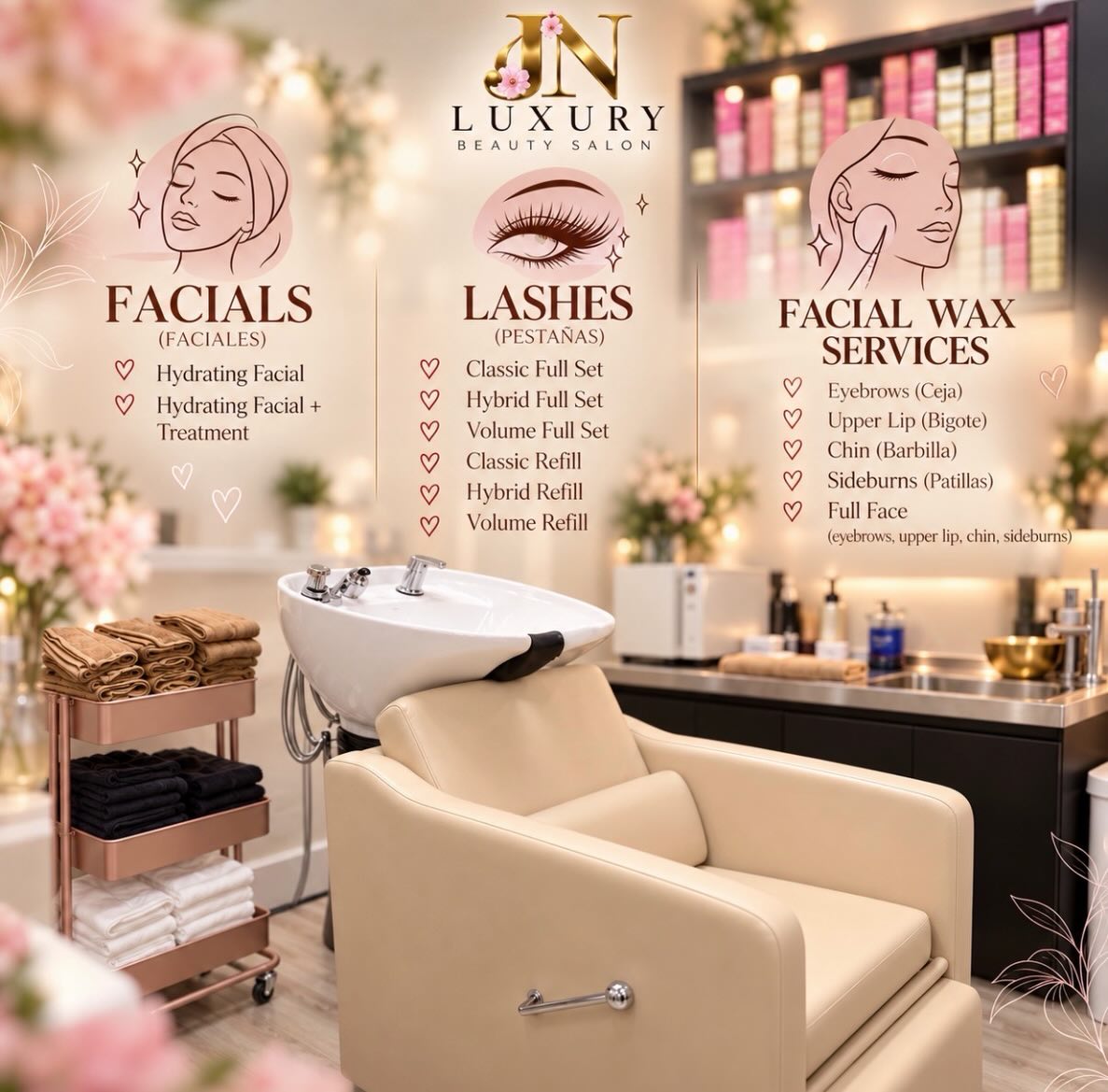 Salon showcase, all your beauty needs