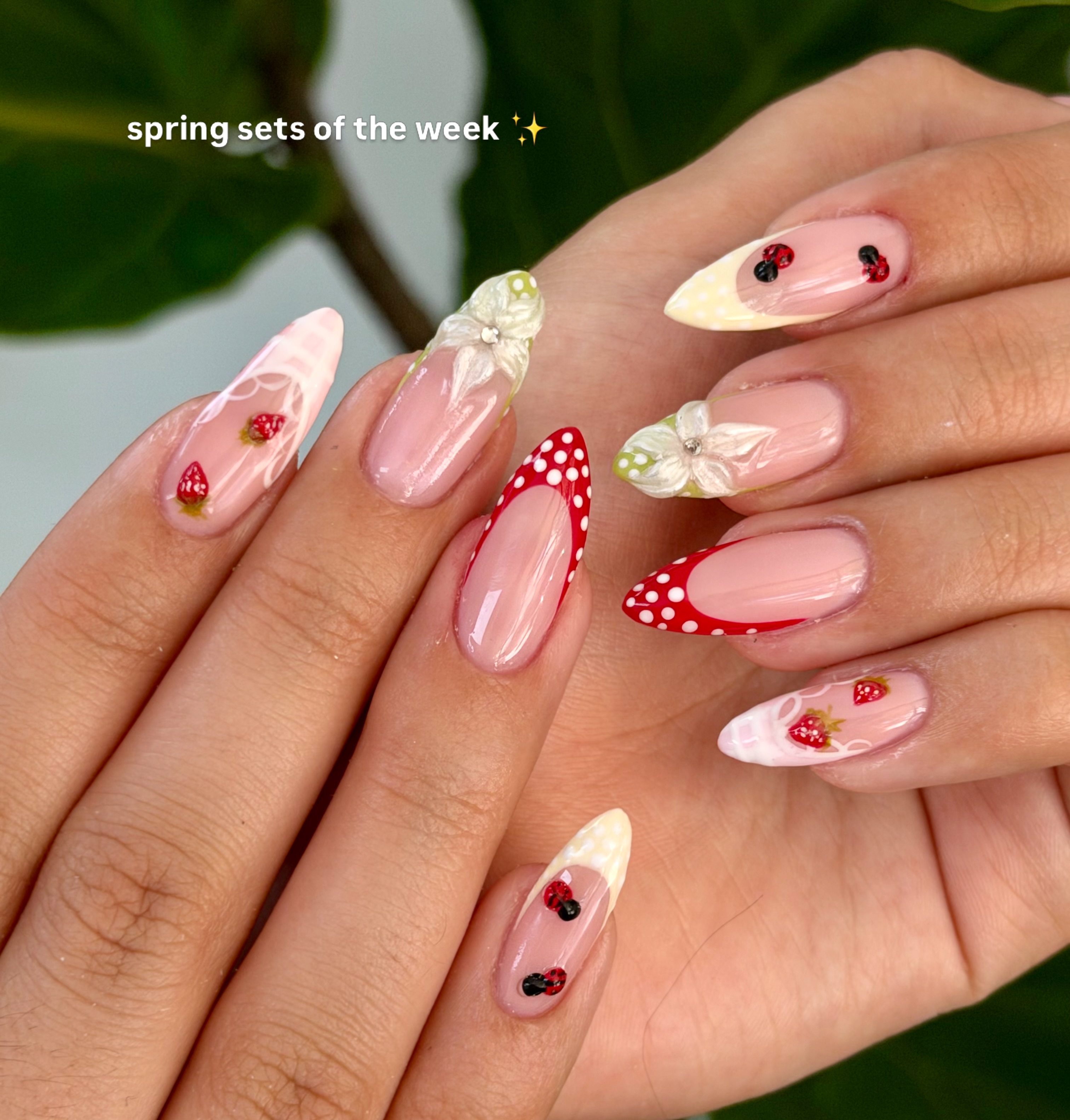 Spring nail sets
